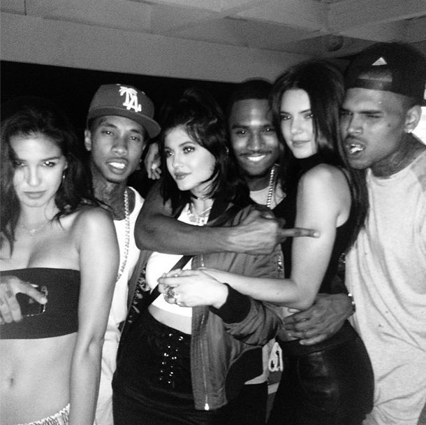 Guest-and-Tyga-and-Kylie-Jenner-and-Trey-Songz-and-Kendall-Jenner-and-Chris-Brown-at-Chris-Browns-House-Party
